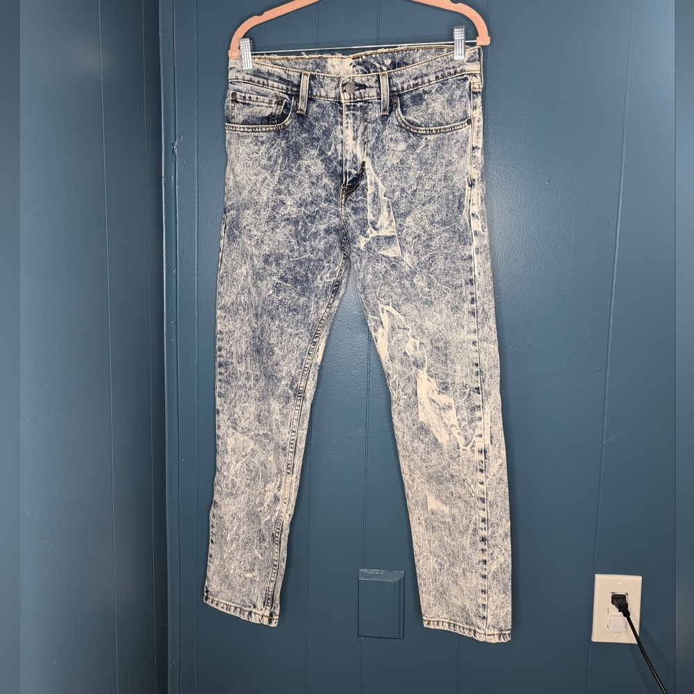 Acid Wash Levi’s 512 (Slim Taper) Men’s Jeans
